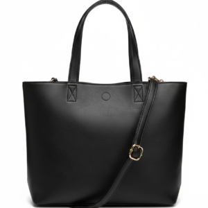 Black satchel bag