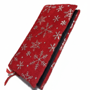 Velvet red wallet with malti pockets