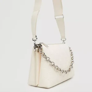 Shoulder bag in white