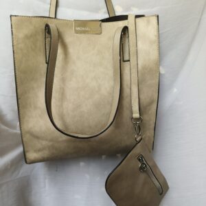 Beige tote bag